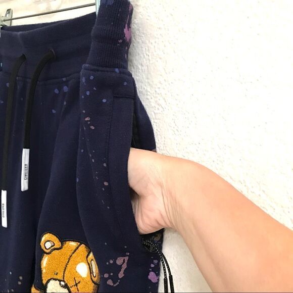 CIVILIZED Clothing “burning cash“ navy joggers M – unisex - Picture 4 of 7